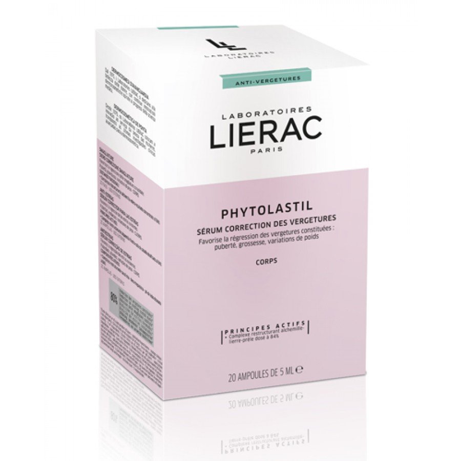 LIERAC PHYTOLASTIL Ampułki redukujące rozstępy - 20 amp. x 5 ml  - obrazek 1 - Apteka internetowa Melissa