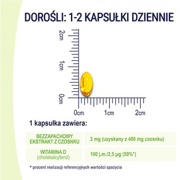 NATURELL Czosnek Forte Bezzapachowy, 90 kaps. - obrazek 4 - Apteka internetowa Melissa