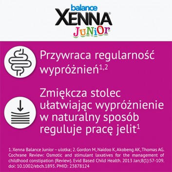 Xenna Balance Junior, 30 saszetek + XENNA JUNIOR kalendarz - obrazek 2 - Apteka internetowa Melissa