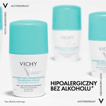 VICHY Dezodorant antyperspirant w kulce 48H przeciw intensywnemu poceniu skóra normalna - 50 ml - cena, opinie, stosowanie - obrazek 4 - Apteka internetowa Melissa