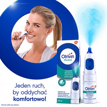 Otrivin Menthol, 1 mg/ml, aerozol do nosa, 10 ml - obrazek 5