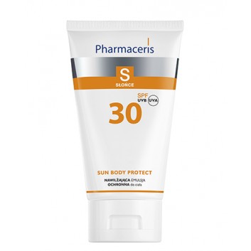 PHARMACERIS S SUN BODY PROTECT Nawilżająca emulsja ochronna do opalania ciała SPF30 150 ml