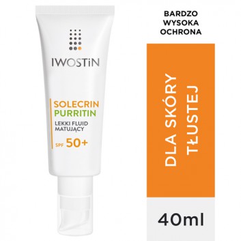 Iwostin Solecrin Purritin Lekki fluid matujący SPF 50 - 40 ml - cena, opinie, skład