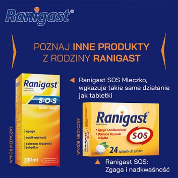 Famotydyna Ranigast, 20 tabletek - obrazek 7 - Apteka internetowa Melissa