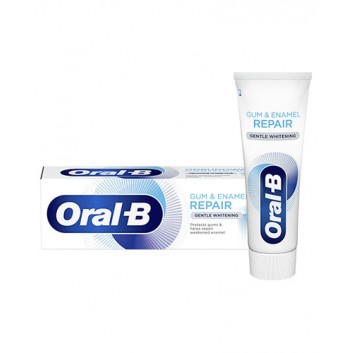 Oral-B Pasta do zębów Gum&Enamel Repair  Delikatne wybielanie, 75 ml  - obrazek 1 - Apteka internetowa Melissa