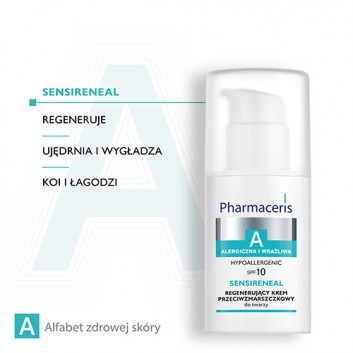 PHARMACERIS A SENSIRENEAL Regenerujący Krem Przeciwzmarszczkowy do twarzy - 30 ml + Pharmaceris H micelarny szampon kojąco-nawilżający, 100 ml - obrazek 4 - Apteka internetowa Melissa