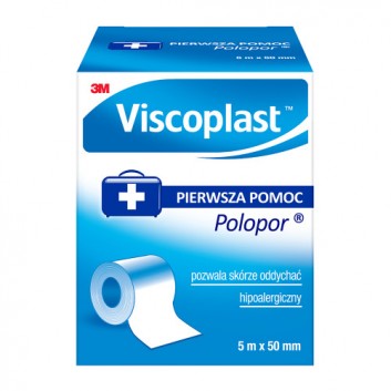 Viscoplast Polopor 5 m x 50 mm, 1 sztuka - obrazek 1 - Apteka internetowa Melissa