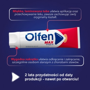 Olfen Max Żel, 150 g - obrazek 4 - Apteka internetowa Melissa