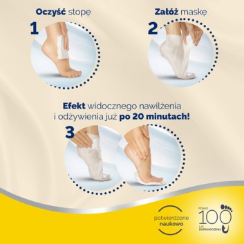 Scholl Odżywcza maska do stóp z aloesem - 1 para - cena, opinie, wskazania - obrazek 6