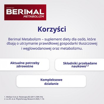 Berimal Metabolizm - 30 kaps. - cena, opinie, dawkowanie - obrazek 2 - Apteka internetowa Melissa