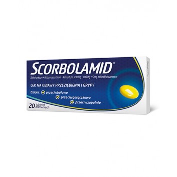 SCORBOLAMID, 20 tabletek