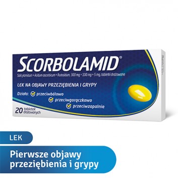 SCORBOLAMID, 20 tabletek - obrazek 2