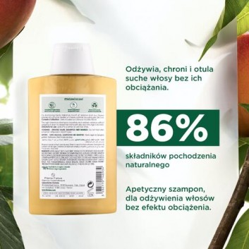 Klorane Odżywienie - Włosy suche szampon z mango - 200 ml - cena, opinie, stosowanie - obrazek 3 - Apteka internetowa Melissa