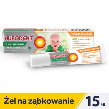 NURODENT® Żel na ząbkowanie, 15 ml - obrazek 1 - Apteka internetowa Melissa