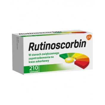Rutinoscorbin, tabletki powlekane, 210 sztuk