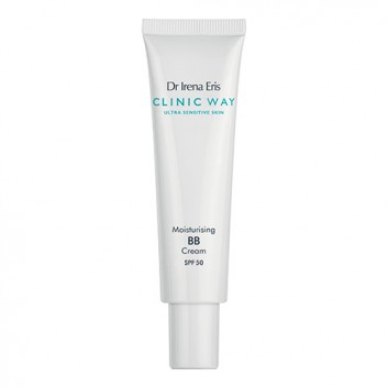 Dr Irena Eris Clinic Way Nawilżający Krem BB SPF 50, Light Beige, 30 ml - obrazek 1 - Apteka internetowa Melissa