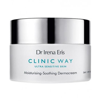 Dr Irena Eris CLINIC WAY Krem nawilżająco-łagodzący SPF20 na dzień - 50 ml + DR IRENA ERIS CLINIC WAY Nawilżający krem BB SPF50 medium beige 20, 30 ml