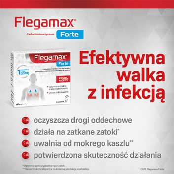 Flegamax Forte, 6 saszetek - obrazek 4 - Apteka internetowa Melissa