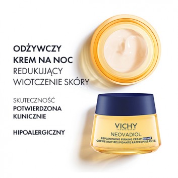 Vichy Neovadiol Post meno krem na noc - 50 ml + VICHY NEOVADIOL PERI-MENOPAUSE redensifying lifting krem na dzień, 15 ml - obrazek 2 - Apteka internetowa Melissa