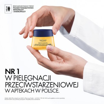 Vichy Neovadiol Post meno krem na noc - 50 ml - cena, opinie, właściwości - obrazek 4