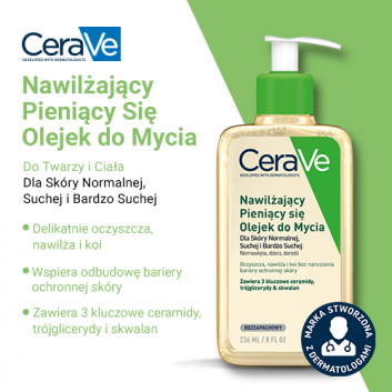 CeraVe, nawilżający olejek do mycia, 236 ml - obrazek 2