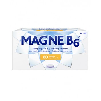 Magne B6, niedobór magnezu w organizmie, 60 tabletek - obrazek 1 - Apteka internetowa Melissa