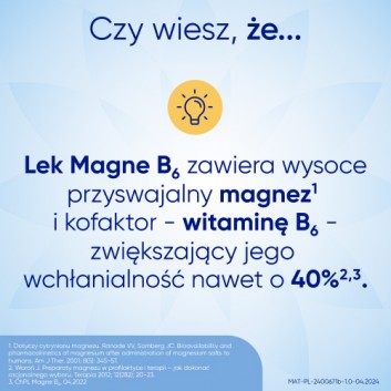 Magne B6, tabletki powlekane, 60 sztuk - obrazek 3