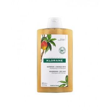 Klorane Szampon z mango Odżywienie - włosy suche, 400 ml, cena, opinie, właściwości - obrazek 1 - Apteka internetowa Melissa