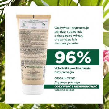 Klorane Odżywka z organicznym cupuacu Regeneracja - włosy bardzo suche, 200 ml, cena, opinie, skład - obrazek 2 - Apteka internetowa Melissa