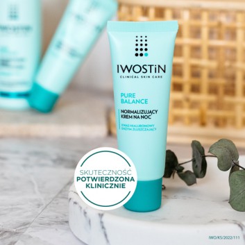 Iwostin Pure Balance normalizujący krem na noc, 50 ml, cena, opinie, wskazania - obrazek 5 - Apteka internetowa Melissa