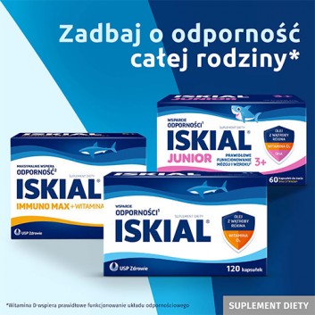 Iskial Immuno Max + Cynk, 120 kapsułek - obrazek 6 - Apteka internetowa Melissa