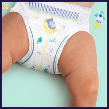 Pampers Night Pants 6 pieluchomajtki extra large +15 kg, 19 sztuk - obrazek 4