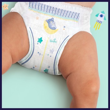 Pampers Night Pants 6 pieluchomajtki extra large +15 kg, 19 sztuk - obrazek 4 - Apteka internetowa Melissa