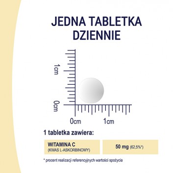 Naturell Witamina C dla dzieci, tabletki do żucia i rozgryzania, 60 sztuk - obrazek 5