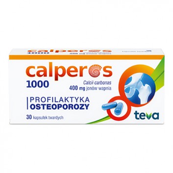CALPEROS 1000, 30 kapsułek - obrazek 1 - Apteka internetowa Melissa