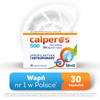 CALPEROS 500, 30 kapsułek - obrazek 2