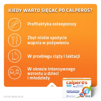 CALPEROS 500, 30 kapsułek - obrazek 4 - Apteka internetowa Melissa