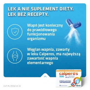 CALPEROS 500, 30 kapsułek - obrazek 5