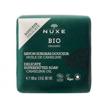 Nuxe BIO Łagodzące ultra-odżywcze mydło do twarzy i ciała, 100 g, cena, opinie, skład - obrazek 1 - Apteka internetowa Melissa