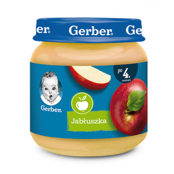GERBER Deserek jabłuszka po 4 miesiącu - 125 g - nauka smaków - cena, opinie, właściwości