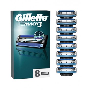 Gillette Mach3 Wkład do maszynki do golenia, 8 sztuk - obrazek 1 - Apteka internetowa Melissa