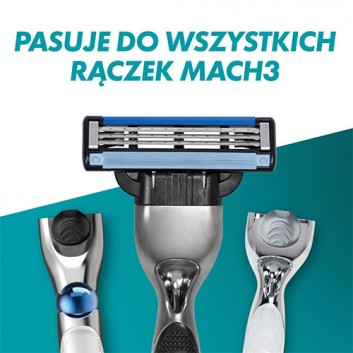 Gillette Mach3 Wkład do maszynki do golenia, 8 sztuk - obrazek 3 - Apteka internetowa Melissa