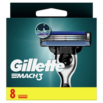 Gillette Mach3 Wkład do maszynki do golenia, 8 sztuk - obrazek 7 - Apteka internetowa Melissa