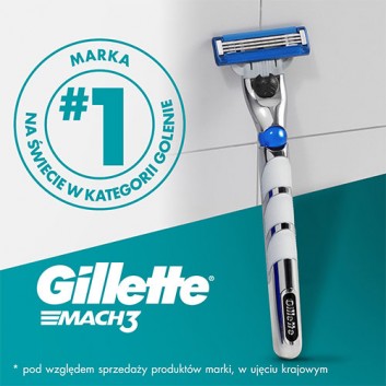 Gillette Mach3 Turbo Wkład do maszynki do golenia, 8 szt., cena, opinie, właściwości - obrazek 6 - Apteka internetowa Melissa