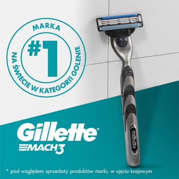 Gillette Mach3 Maszynka do golenia + Wkład do maszynki, 12 szt., cena, opinie, stosowanie - obrazek 3 - Apteka internetowa Melissa