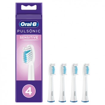 Oral - B Pulsonic Sensitive SR32 Końcówki do szczoteczki elektrycznej, 4 szt., cena, opinie, właściwości - obrazek 5 - Apteka internetowa Melissa