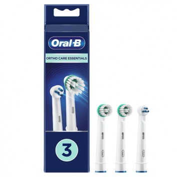 Oral - B Ortho Care Essentials Końcówki do szczoteczki elektrycznej, 3 szt., cena, opinie, wskazania - obrazek 4 - Apteka internetowa Melissa