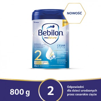 Bebilon 2 Profutura Cesar Biotik Mleko następne po 6. miesiącu, 800 g, cena, opinie, sposób przygotowania - obrazek 1 - Apteka internetowa Melissa