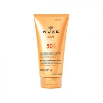 NUXE Sun Mleczko do opalania twarzy i ciała (tuba) SPF50, 150 ml + Nuxe, Your Summer Bag