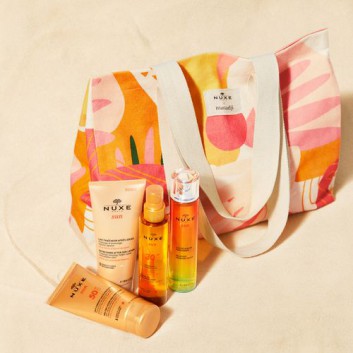 NUXE Sun Mleczko do opalania twarzy i ciała (tuba) SPF50, 150 ml + Nuxe, Your Summer Bag - obrazek 6
